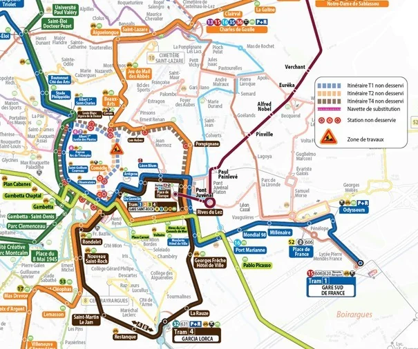 Montpellier : les lignes de tram à surveiller cet été