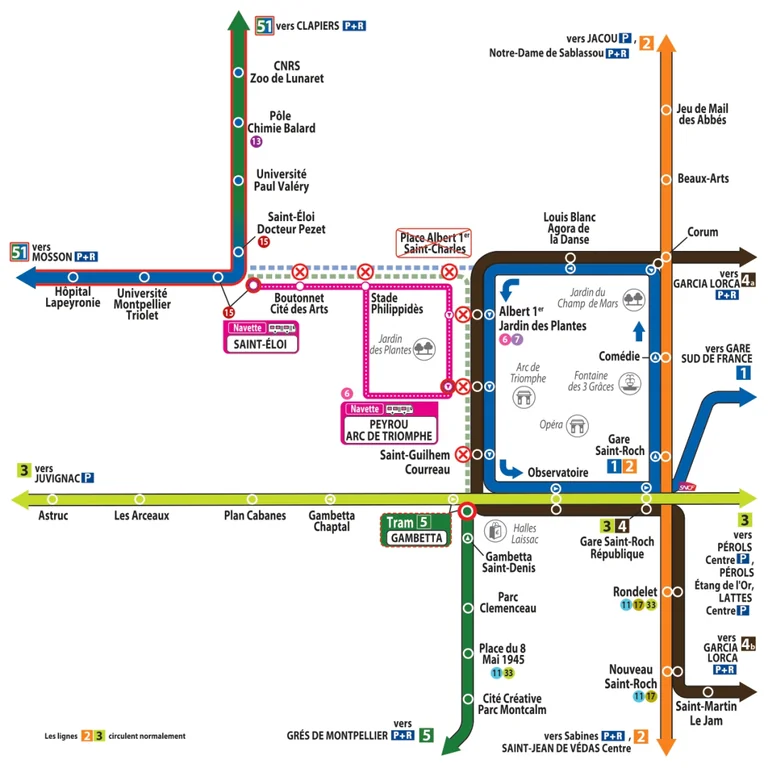 Montpellier : les lignes de tram à surveiller cet été