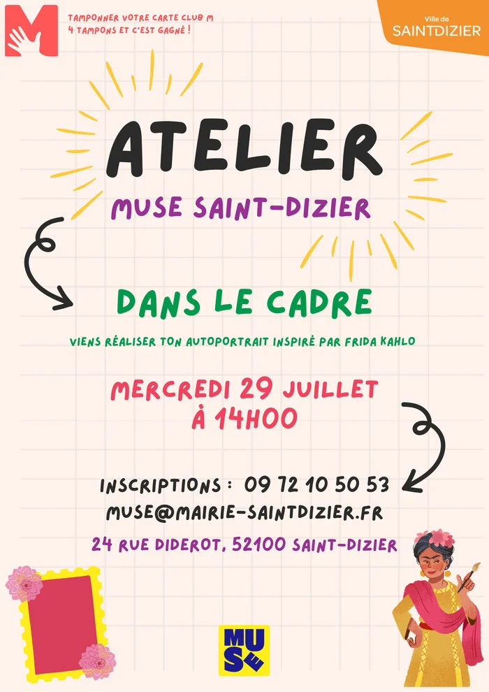 Atelier de l’été à Saint-Dizier : gratuit le 29 juillet: ce qu'il faut retenir