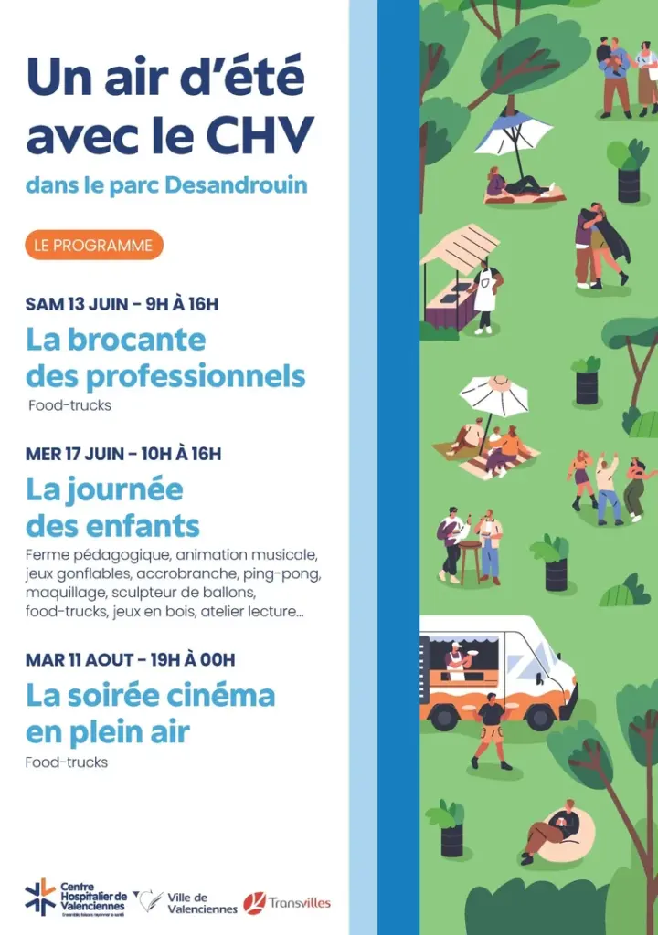 Un air d’été avec le CHV : trois dates à Valenciennes
