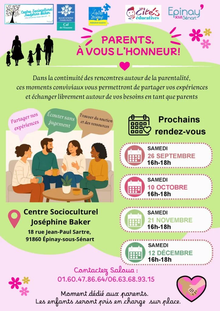 À Épinay-sous-Sénart, les parents ont la parole le 12 décembre