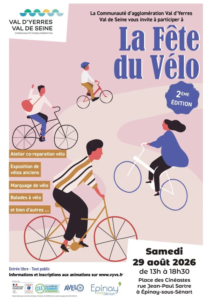 À Épinay-sous-Sénart, un après-midi gratuit autour du vélo le 29 août: ce qu'il faut retenir