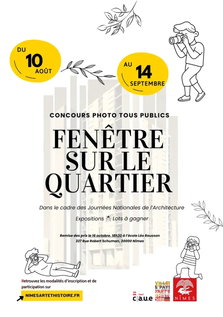 Concours photo à Nîmes : capturez votre quartier avant le 14 septembre
