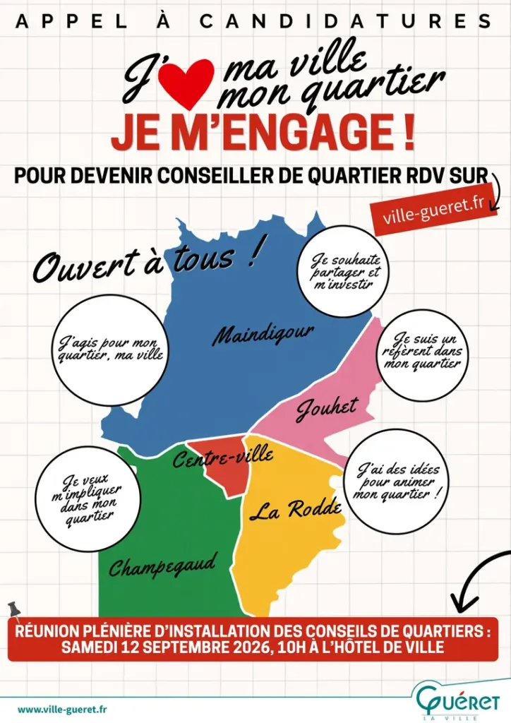 Guéret : cinq conseils de quartier s’ouvrent aux habitants