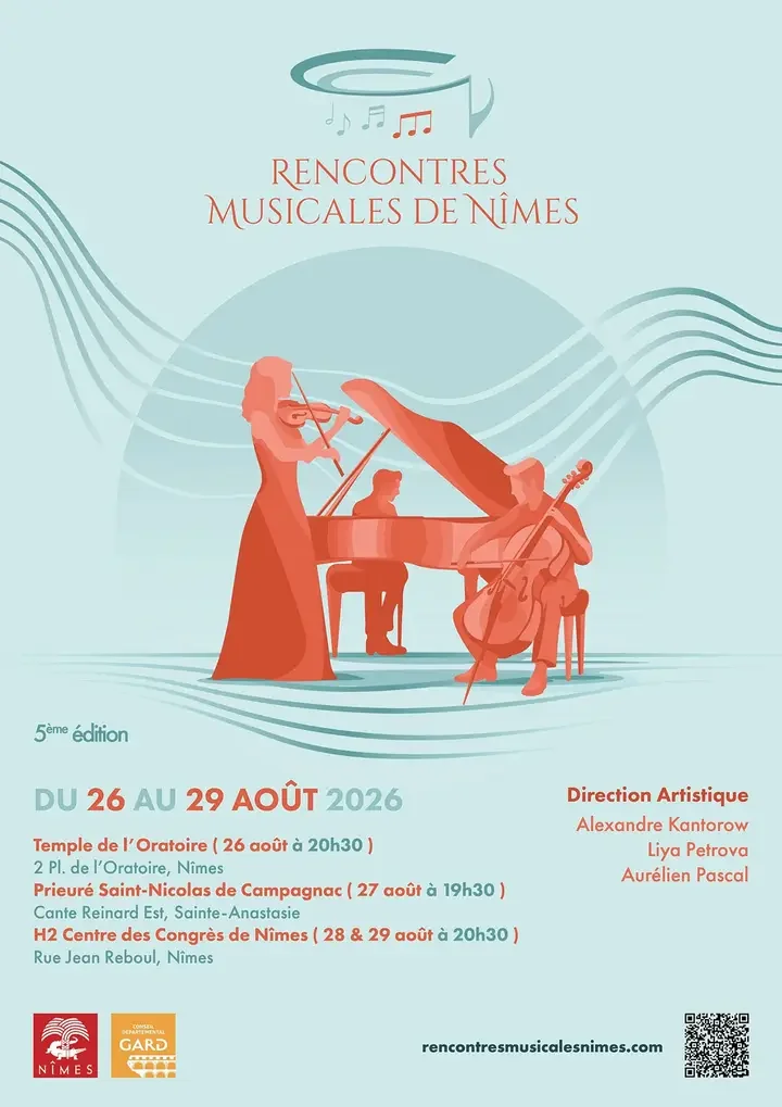 Rencontres musicales de Nîmes : quatre soirs dès 15 €: ce qu'il faut retenir