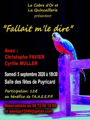 Théâtre et musique à Puyricard : une soirée avec l'A.A.E.E.P.P.